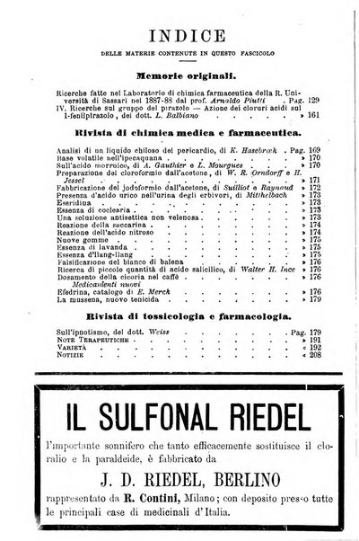 Annali di chimica e di farmacologia