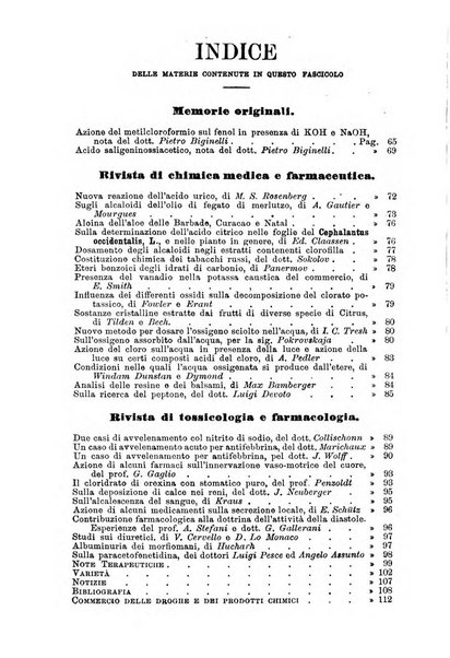 Annali di chimica e di farmacologia