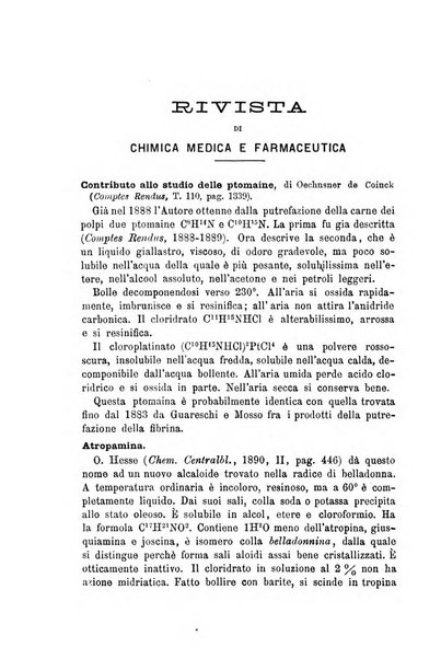 Annali di chimica e di farmacologia