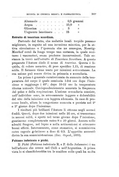 Annali di chimica e di farmacologia