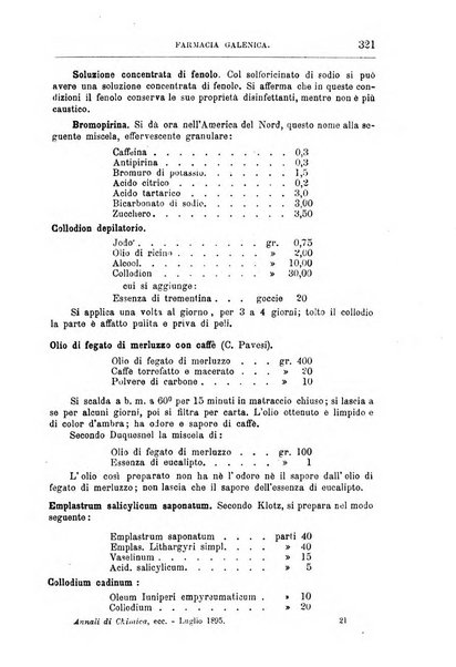 Annali di chimica e di farmacologia