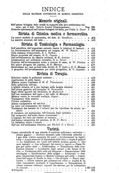 Annali di chimica e di farmacologia