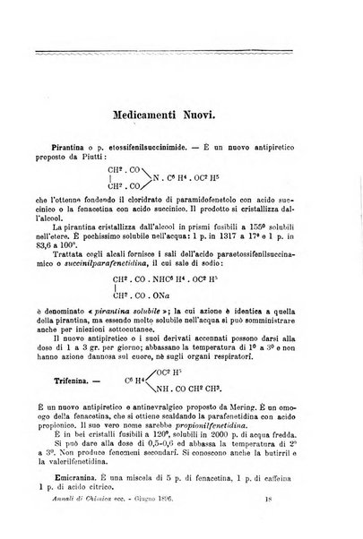 Annali di chimica e di farmacologia