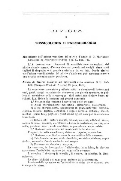 Annali di chimica e di farmacologia