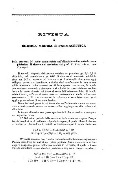 Annali di chimica e di farmacologia