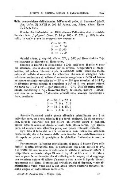 Annali di chimica e di farmacologia