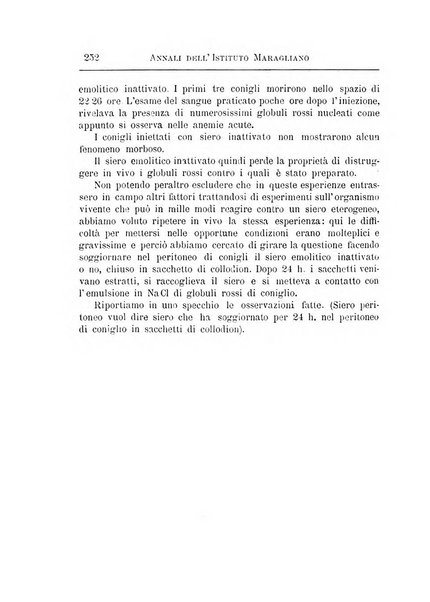 Annali dell'Istituto Maragliano per lo studio e la cura della tubercolosi e di altre malattie infettive