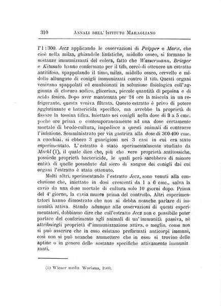 Annali dell'Istituto Maragliano per lo studio e la cura della tubercolosi e di altre malattie infettive