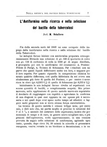 Annali dell'Istituto Maragliano per lo studio e la cura della tubercolosi e di altre malattie infettive