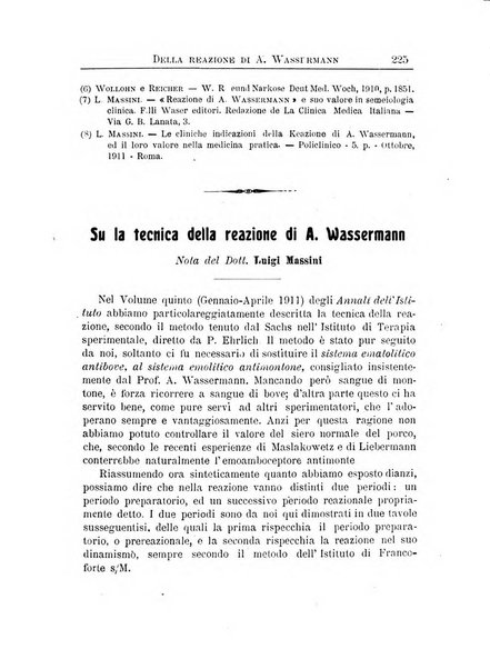 Annali dell'Istituto Maragliano per lo studio e la cura della tubercolosi e di altre malattie infettive