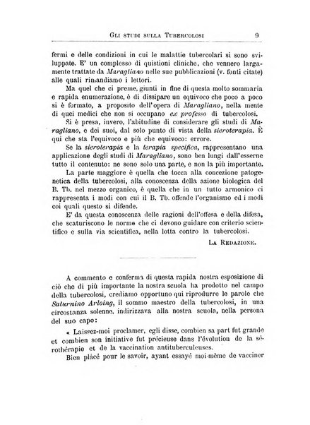Annali dell'Istituto Maragliano per lo studio e la cura della tubercolosi e di altre malattie infettive