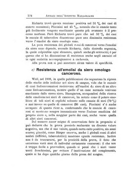 Annali dell'Istituto Maragliano per lo studio e la cura della tubercolosi e di altre malattie infettive