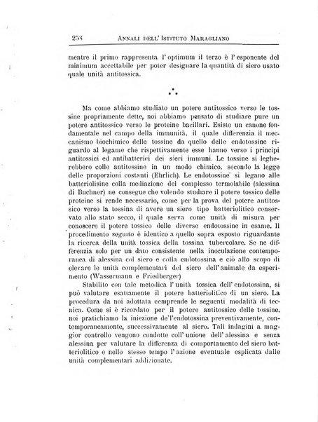 Annali dell'Istituto Maragliano per lo studio e la cura della tubercolosi e di altre malattie infettive