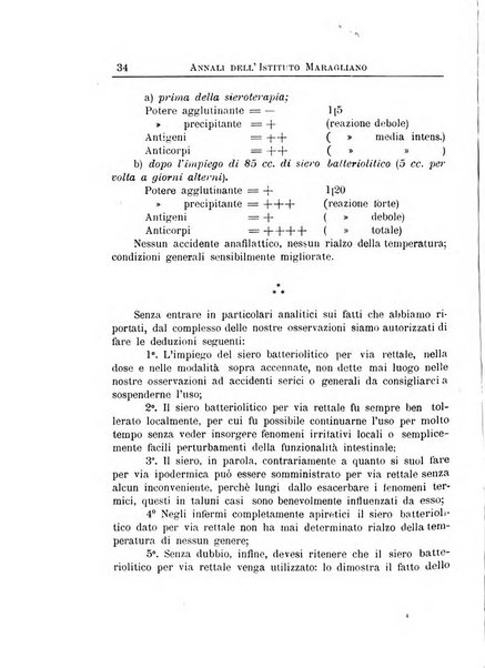 Annali dell'Istituto Maragliano per lo studio e la cura della tubercolosi e di altre malattie infettive