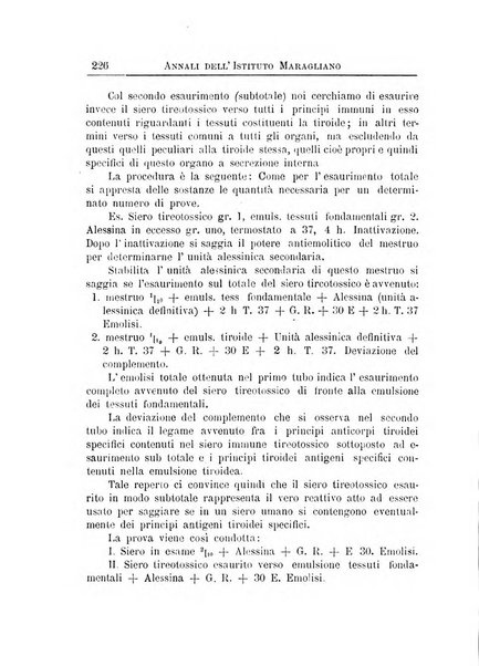 Annali dell'Istituto Maragliano per lo studio e la cura della tubercolosi e di altre malattie infettive