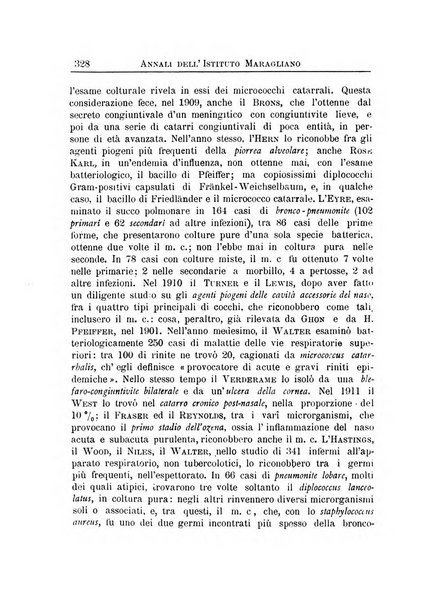 Annali dell'Istituto Maragliano per lo studio e la cura della tubercolosi e di altre malattie infettive