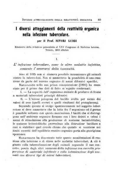 Annali dell'Istituto Maragliano per lo studio e la cura della tubercolosi e di altre malattie infettive