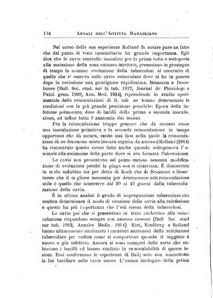 Annali dell'Istituto Maragliano per lo studio e la cura della tubercolosi e di altre malattie infettive