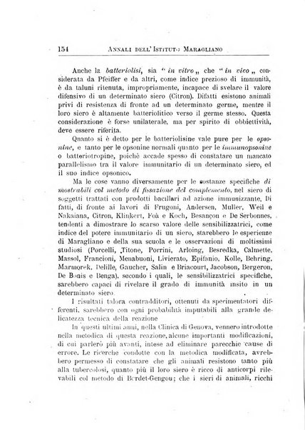 Annali dell'Istituto Maragliano per lo studio e la cura della tubercolosi e di altre malattie infettive