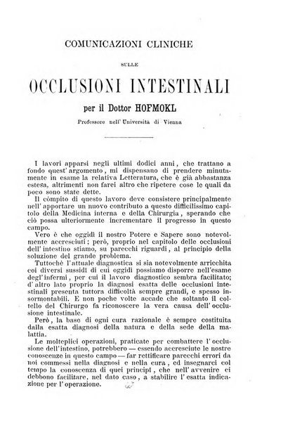 La clinica di Vienna monografie su tutto il campo della medicina pratica