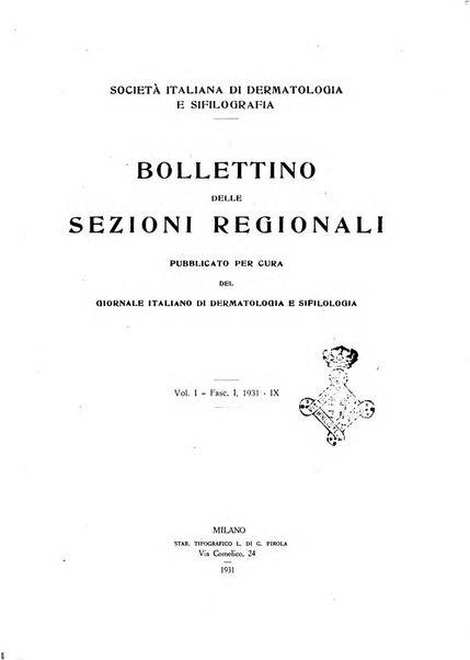 Bollettino delle sezioni regionali