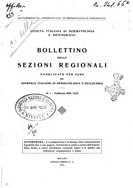 Bollettino delle sezioni regionali