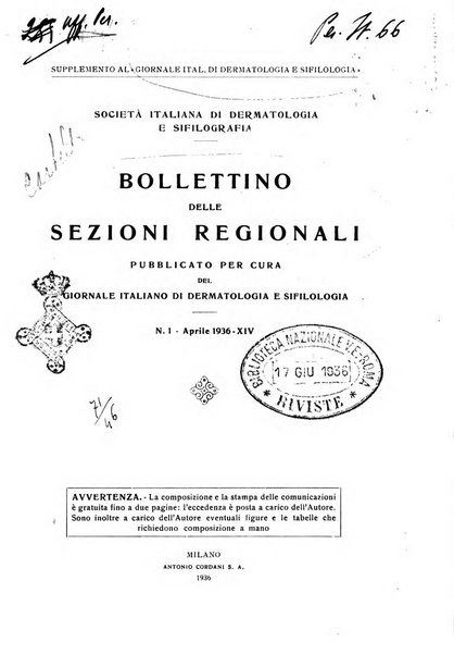 Bollettino delle sezioni regionali