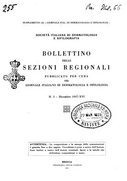 Bollettino delle sezioni regionali