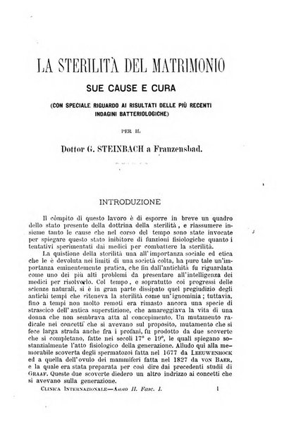 Clinica internazionale monografie su questioni cliniche contemporanee e controverse