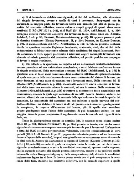 Giurisprudenza comparata di diritto corporativo sindacale e del lavoro