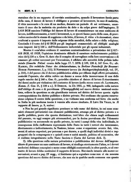 Giurisprudenza comparata di diritto corporativo sindacale e del lavoro