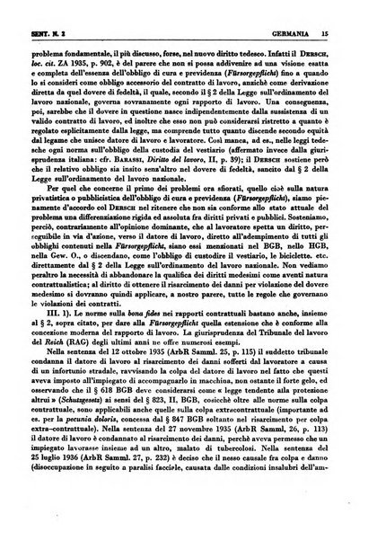 Giurisprudenza comparata di diritto corporativo sindacale e del lavoro