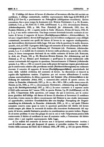 Giurisprudenza comparata di diritto corporativo sindacale e del lavoro