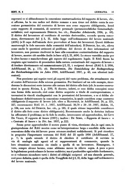 Giurisprudenza comparata di diritto corporativo sindacale e del lavoro