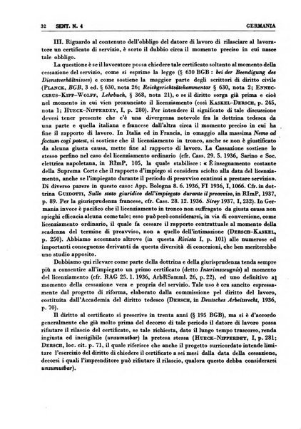 Giurisprudenza comparata di diritto corporativo sindacale e del lavoro