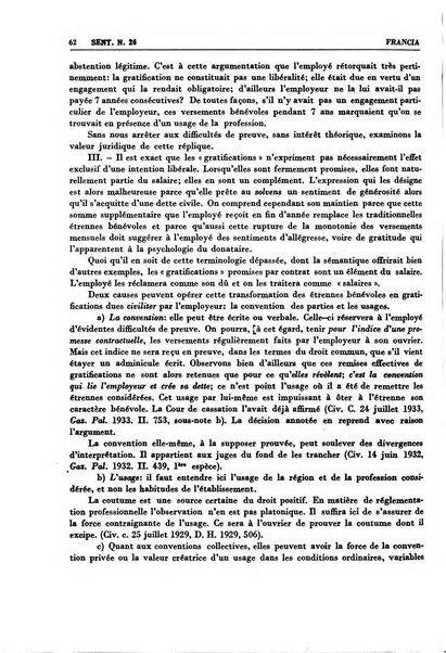 Giurisprudenza comparata di diritto corporativo sindacale e del lavoro