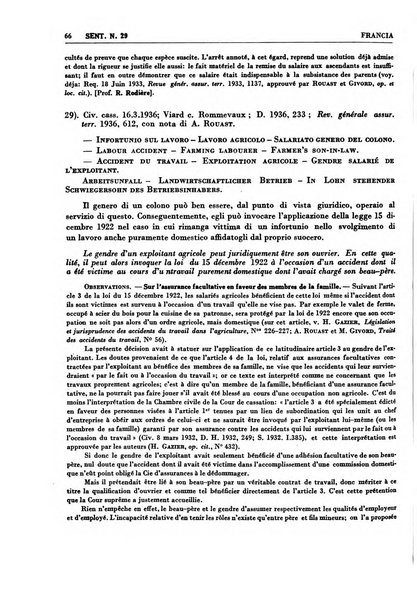 Giurisprudenza comparata di diritto corporativo sindacale e del lavoro