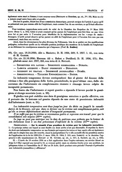 Giurisprudenza comparata di diritto corporativo sindacale e del lavoro