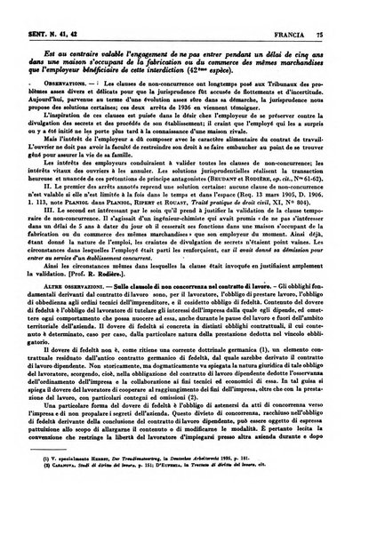 Giurisprudenza comparata di diritto corporativo sindacale e del lavoro