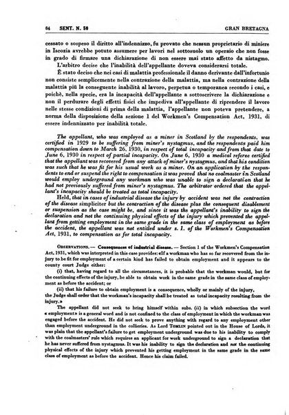 Giurisprudenza comparata di diritto corporativo sindacale e del lavoro