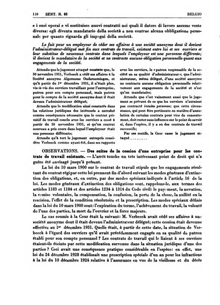 Giurisprudenza comparata di diritto corporativo sindacale e del lavoro