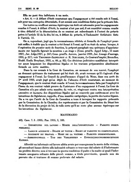 Giurisprudenza comparata di diritto corporativo sindacale e del lavoro