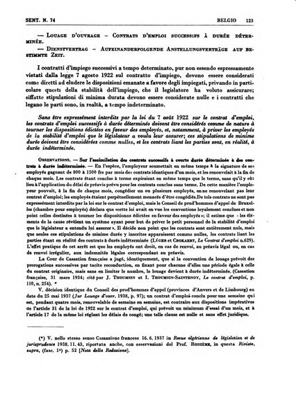 Giurisprudenza comparata di diritto corporativo sindacale e del lavoro