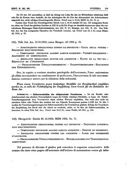 Giurisprudenza comparata di diritto corporativo sindacale e del lavoro