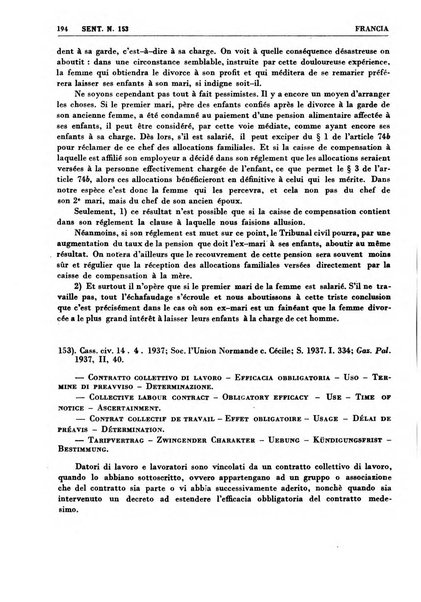 Giurisprudenza comparata di diritto corporativo sindacale e del lavoro