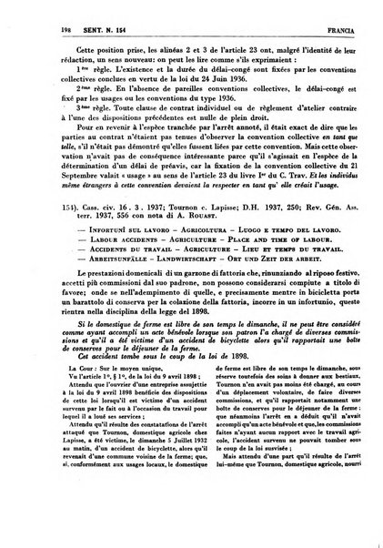 Giurisprudenza comparata di diritto corporativo sindacale e del lavoro