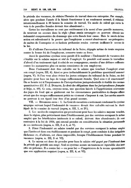 Giurisprudenza comparata di diritto corporativo sindacale e del lavoro