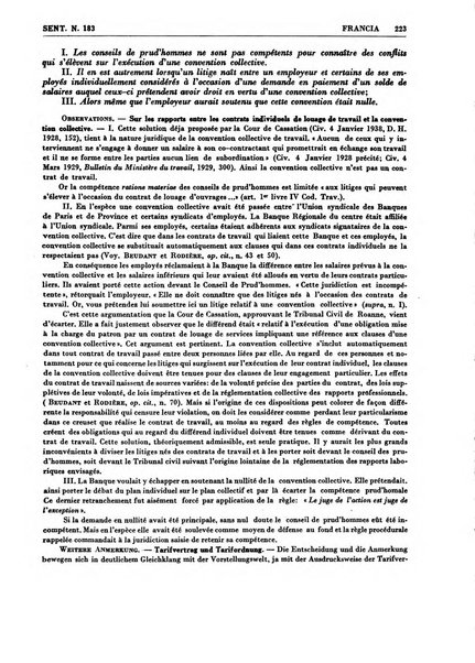 Giurisprudenza comparata di diritto corporativo sindacale e del lavoro