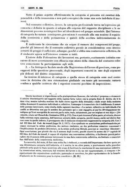 Giurisprudenza comparata di diritto corporativo sindacale e del lavoro