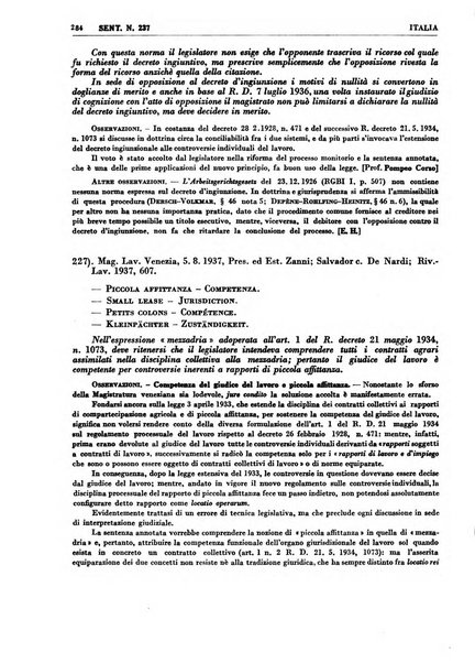 Giurisprudenza comparata di diritto corporativo sindacale e del lavoro